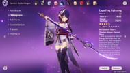 Engulfing Lightning can solve Shenhe's ER needs (Image via HoYoverse)